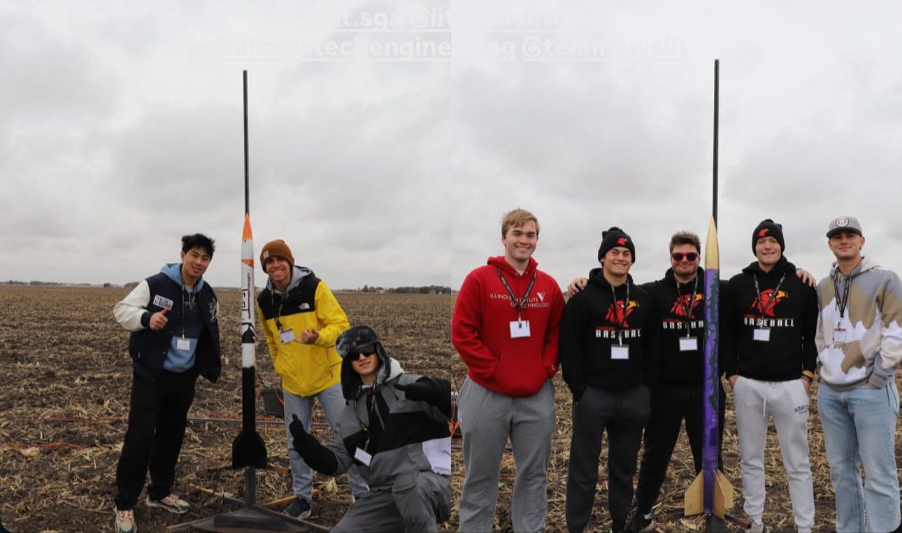 Rocketry team with Level 1 rockets