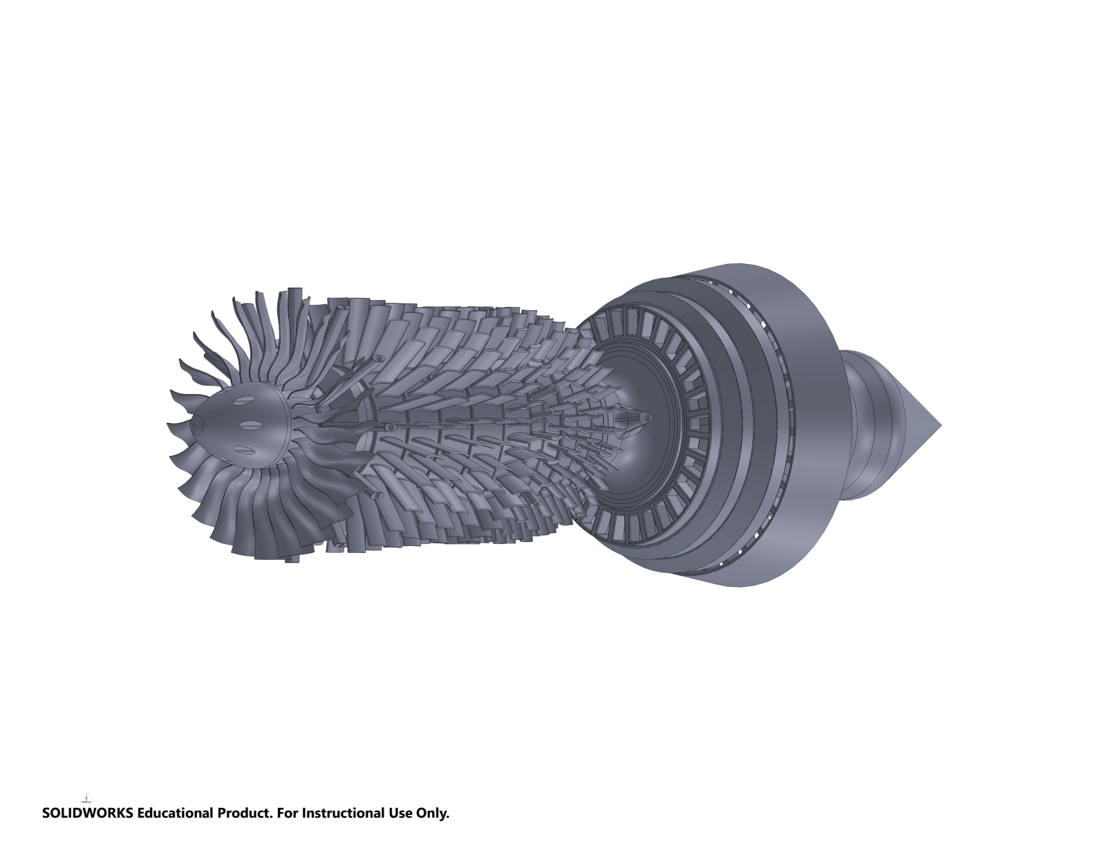 Main Axis Assembly CAD model drawing