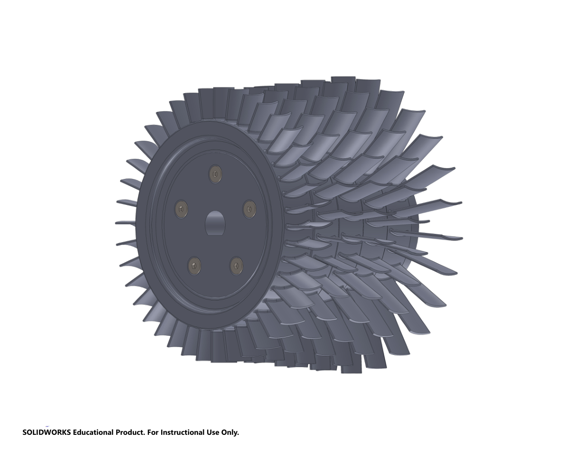 Mid Compression Assembly CAD model drawing